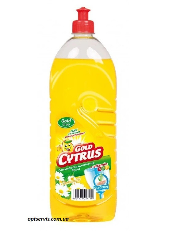Засіб для миття посуду Gold Cytrus Camomile 1 л, фото 1