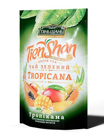 Чай зелений Тянь-Шань  ТРОПІКАНА листовий 80г, (Тянь-Шань)