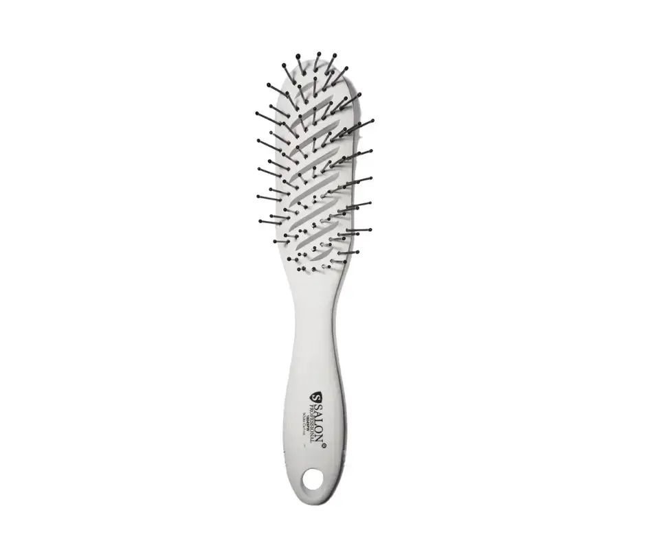 SALON 18045PW Расческа каучук (white)