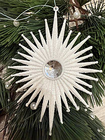 Новорічна прикраса - зірка Віфлеємська ( полістоун )