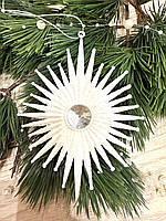 Новорічна прикраса - зірка Віфлеємська ( полістоун ), фото 2