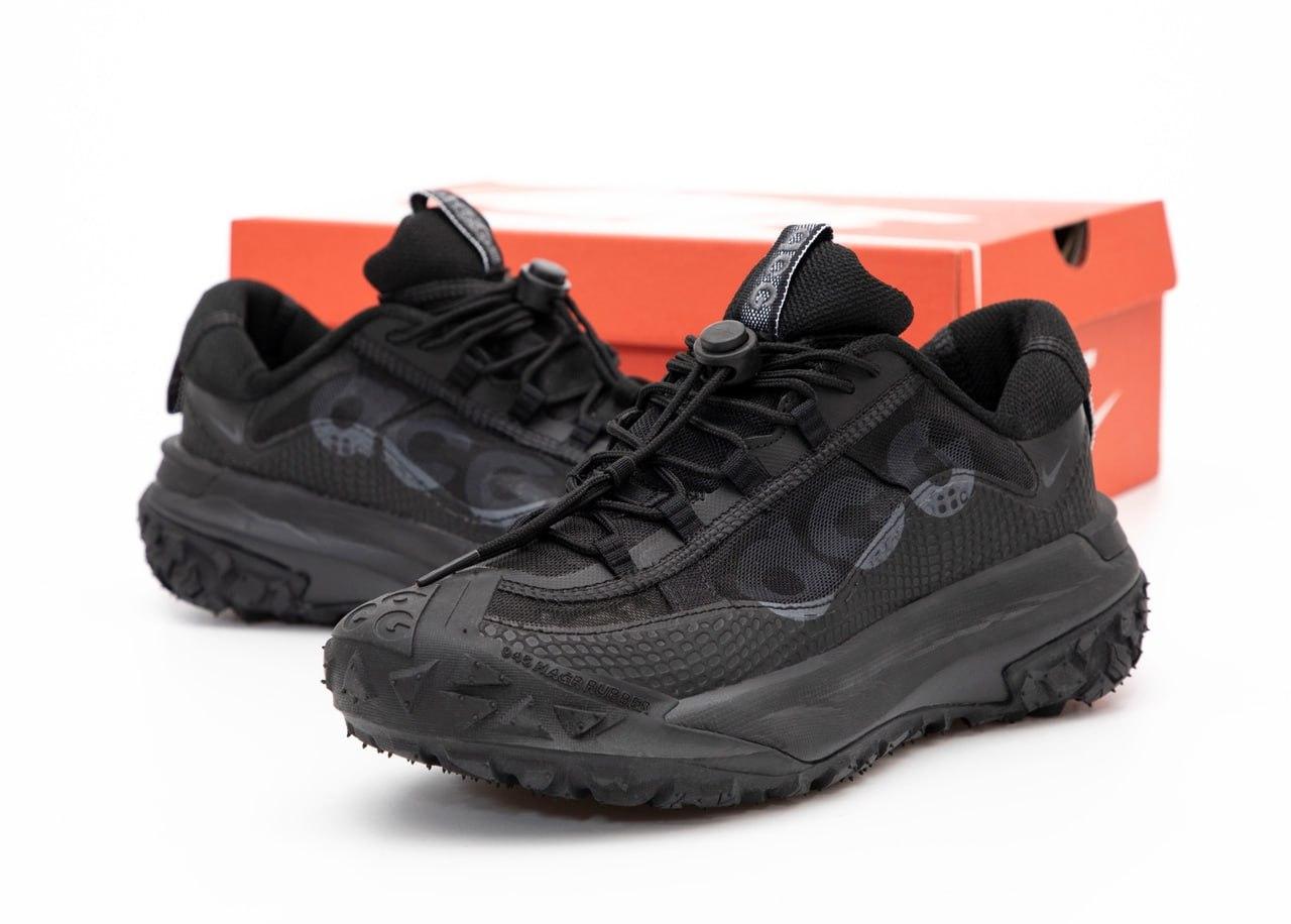 Чоловічі кросівки Nike ACG Mountain Fly 2 Black (Чорні) Взуття Найк АСГ Маунтс текстиль демісезон