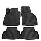 Коврики резиновые Stingray 3D (5 шт, полиуретан) для Seat Leon 2013-2020 гг