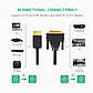 Кабель UGREEN HD106 HDMI to DVI Cable 1m (Black)(UGR-30116), фото 6