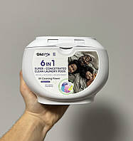 Гелева капсула для прання "Flower Heart", 6 в 1, з фруктовим ароматом