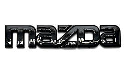 Емблема напис Mazda (Чорна) 143х27 мм (на скотчі) BN8V51710A