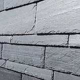 Чорний сланець покрівельний SSQ Del Carmen 40*25*0.5 см Іспанія для покрівлі, облицювання фасаду, фото 3