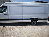 Молдины на двери (10 шт, нерж) (ExtraLong) для Mercedes Sprinter W907/W910 2018- гг, фото 4