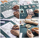 Килимок для ручного різання самовідновлювальний двосторонній А3 Bigstren 19344 Польща, фото 4