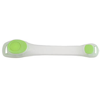 Світлодіодний LED браслет Lesko HY-0001 Green універсальний USB акумуляторний 3 шт.