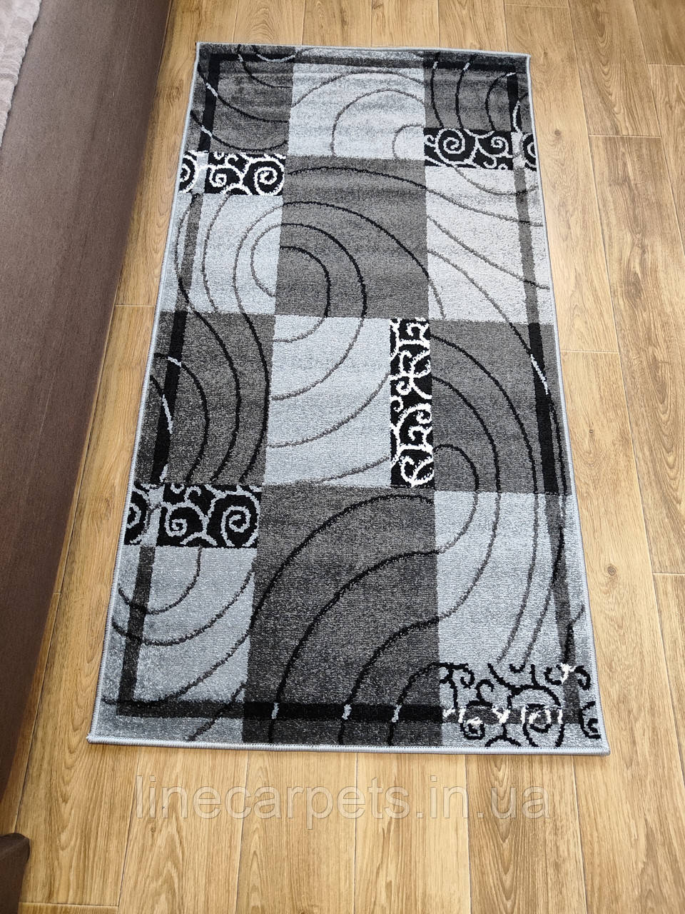 Сучасний килим в сірому кольрі Camino 02578A L.GREY-BONE