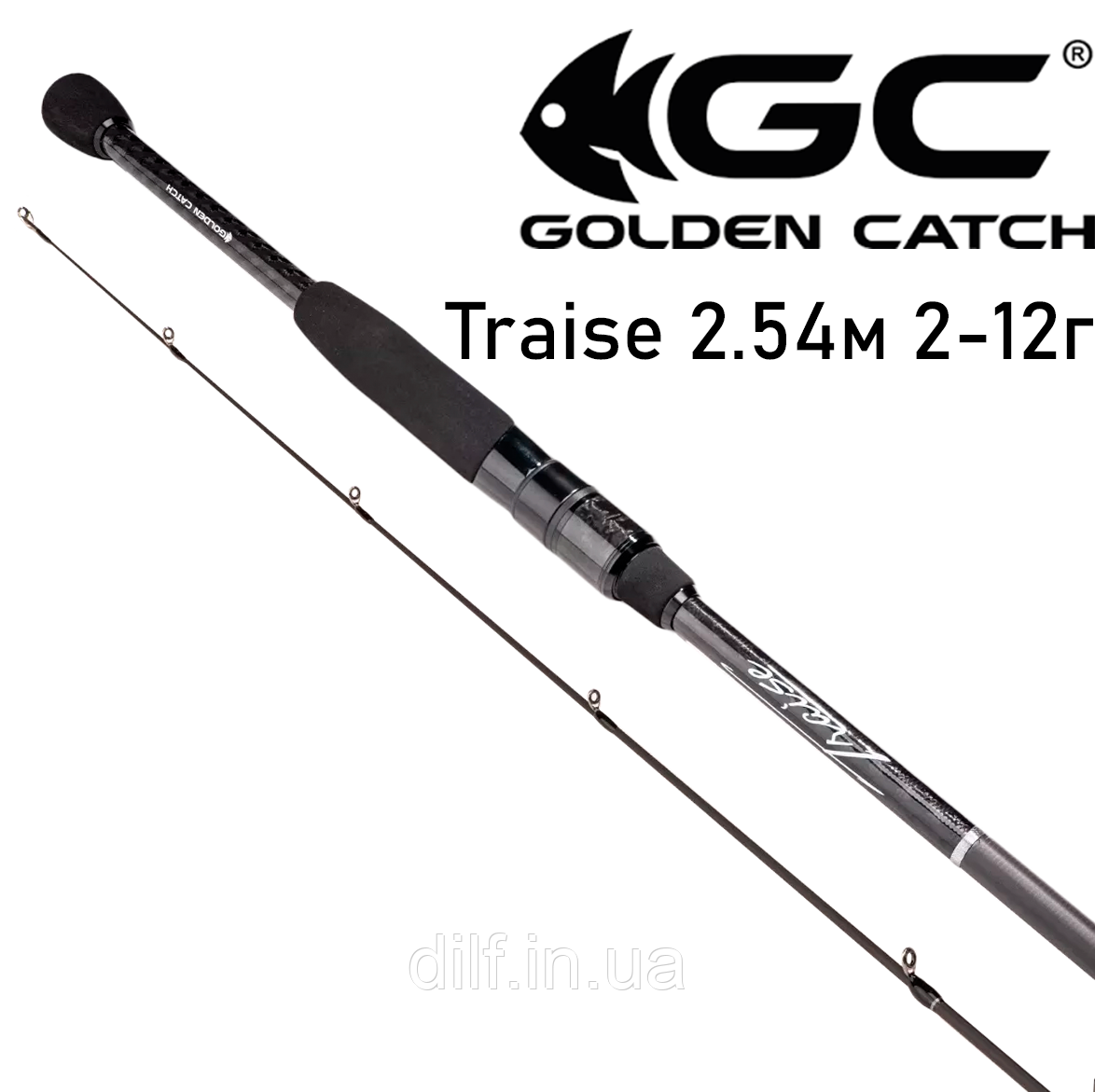 Спінінг GC Traise 24 TRS-842LS 2.54м 2-12г, фото 1