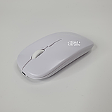 Бездротова миша Bluetooth для ноутбука з ергономічним дизайном DL-15M-White, фото 4
