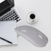 Бездротова миша Bluetooth для ноутбука з ергономічним дизайном DL-15M-White