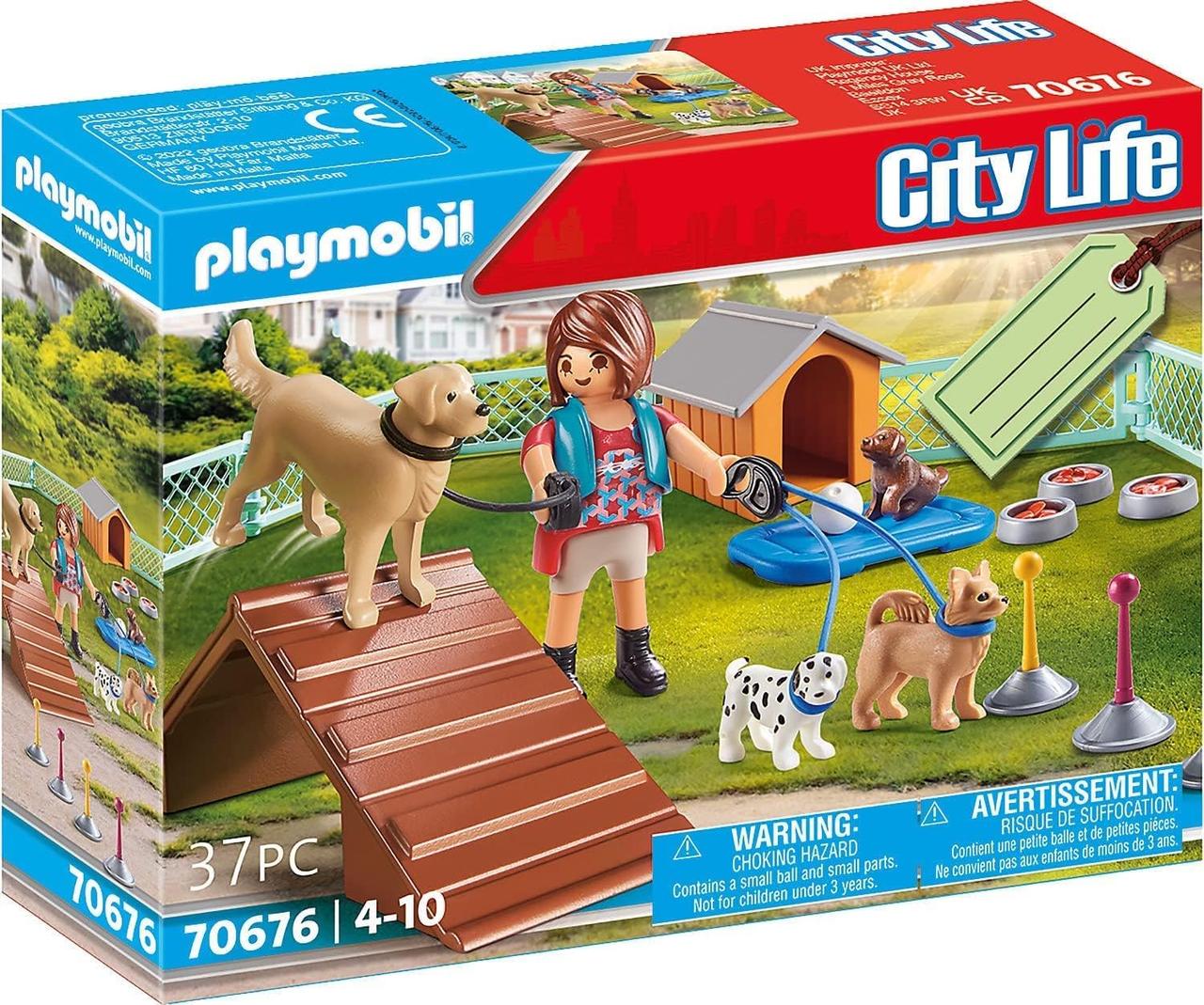 Набір Playmobil Dog Trainer Живильник і собаки 70676