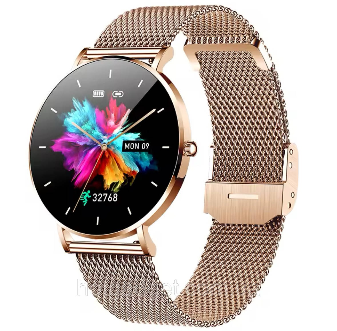 Смарт-годинник LEMFO T8 Gold AMOLED дисплей, пульсоксиметр, тонометр