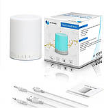 Нічник, Bluetooth-динамік, приліжкова лампа з бездротовим зв’язком, фото 2