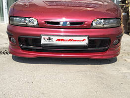 Накладка на передній бампер для Fiat Bravo 2008- рр. Склопластик