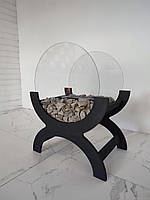 Біокамін підлоговий без димоходу VERSAL | Живий вогонь на біоетанолі | Декоративний камін для дому і квартири