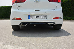 Задня накладка Meliset для Hyundai I-20 (2014-2020) Склопластик