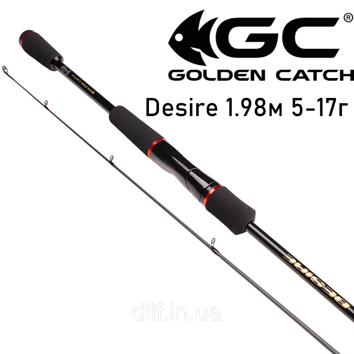 Спінінг GC Desire 24 DSS-662ML 1.98м 5-17г, фото 1