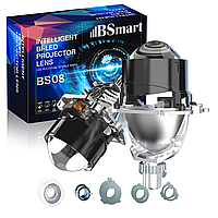 Автомобільні лінзи Bi-LED BSmart BS08 Warm light 2.5 дюйм 12B 38W 5000К теплий білий