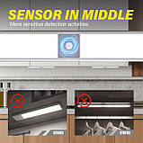 KTEBO Упаковка із 2 шт. 54 світлодіодних датчиків руху для шафи для підлоги, кухонного освітлення, внутрішнього освітлення,, фото 2