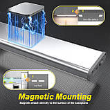 KTEBO Упаковка із 2 шт. 54 світлодіодних датчиків руху для шафи для підлоги, кухонного освітлення, внутрішнього освітлення,, фото 5