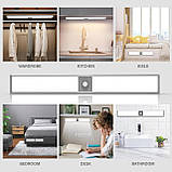 KTEBO Упаковка із 2 шт. 54 світлодіодних датчиків руху для шафи для підлоги, кухонного освітлення, внутрішнього освітлення,, фото 6