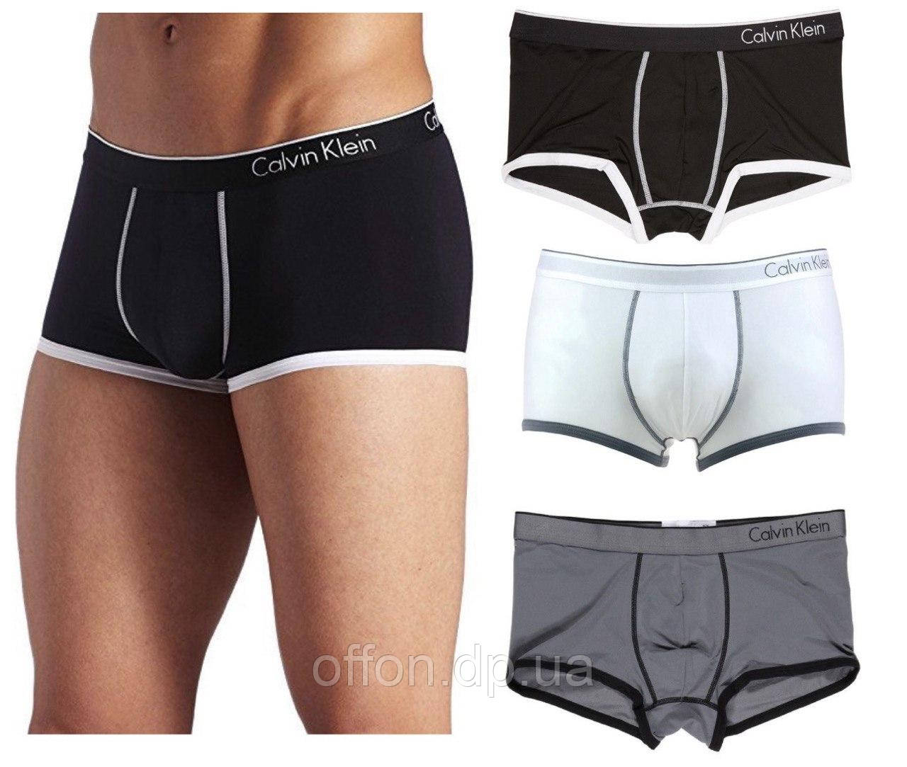 Чоловічі брифи Calvin Klein боксери білі чорні сірі