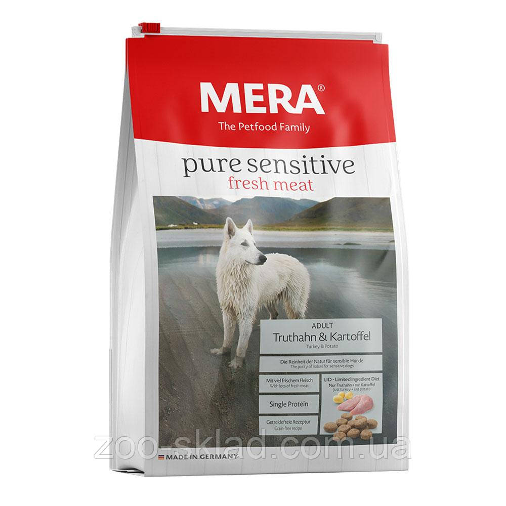MERA Pure Sensitive Fresh Meat Truthahn & Kartoffel для дорослих собак із свіжим м'ясом індички і картоплею