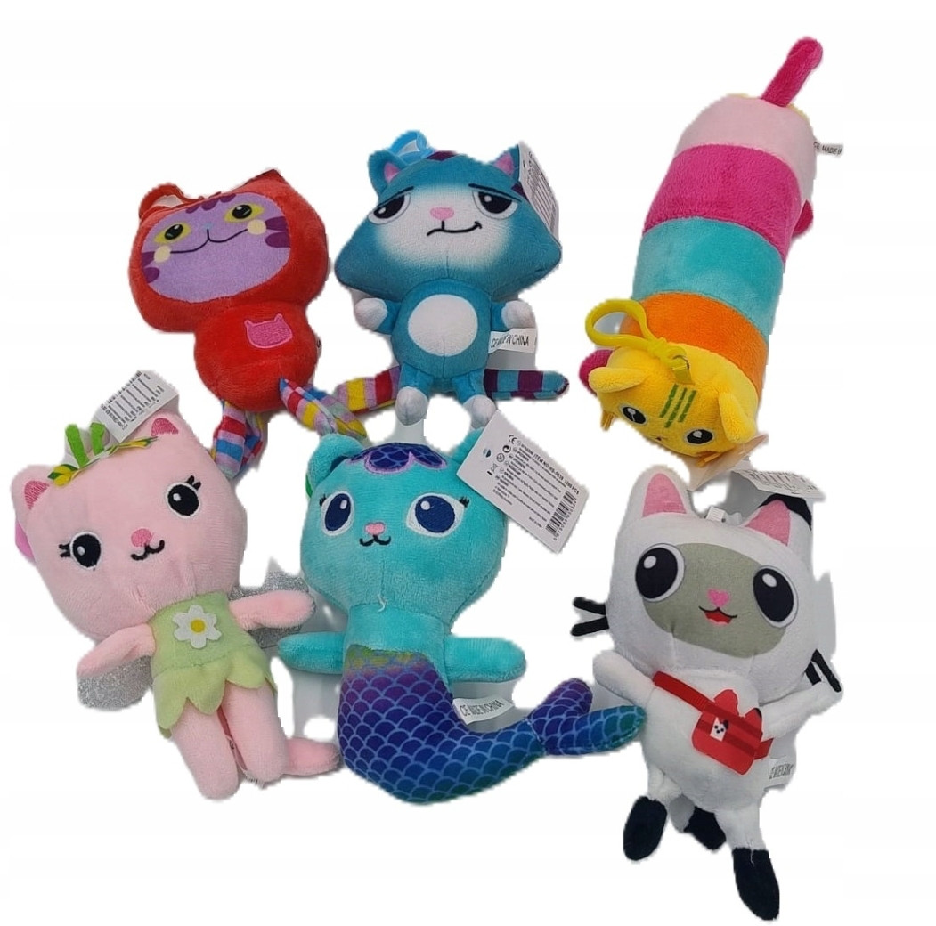 Набір іграшок Чарівний будиночок Габбі 16 см Плюшевi iграшки , кiшка русалка / анiме iграшки / подарунок на день народження, фото 1