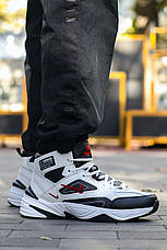 Чоловічі кросівки Найк Nike M2K Mid Tekno White Black Red Winter (хутро), фото 4