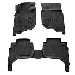 Килимки 3D Stingray для Mitsubishi L200 2006-2015 рр. Поліуретан (5 шт)