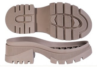 Підошва з гумового матеріалу для жіночого взуття Астра-43, розмір: 36-41, кольору Лате, фото 1