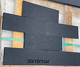Чорний сланець Індія для облицювання фасаду, цоколя, каміна, барбекю, тераси, фото 3