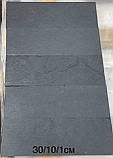 Чорний сланець Індія для облицювання фасаду, цоколя, каміна, барбекю, тераси, фото 7