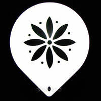 Трафарет великий діаметр 22,5 см Квітка 8 пелюсток