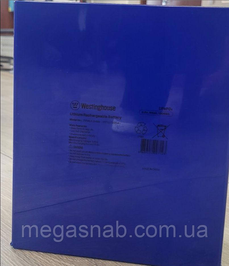 Акумуляторна батарея призматична LiFePO4 Westinghouse 3.2V 314Ah, фото 1