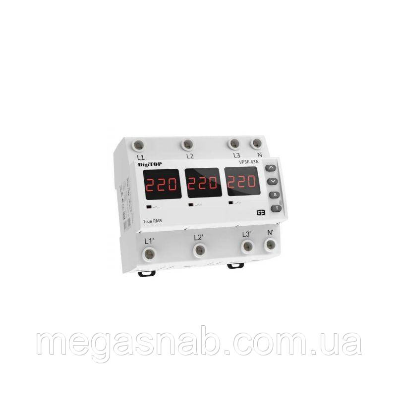 Реле напруги VР-3F63A M6R DigiTOP, фото 1