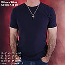 Срібна цепочка Бісмарк з хрестиком із золотою пластиною. Чорнений ланцюжок 55 см, фото 8