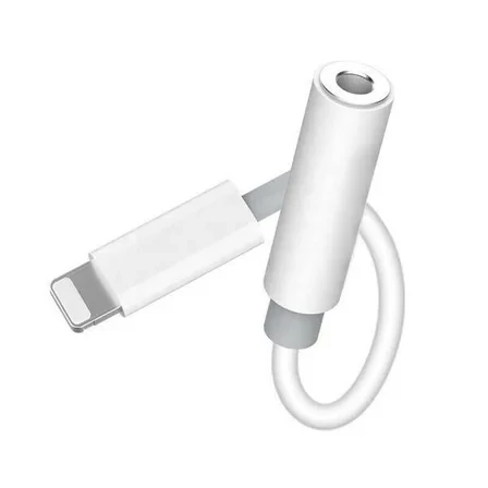 Адаптер перехідник Andowl Q-ZJ2 стандарт Lightning на Aux з швидкою швидкістю передачі даних