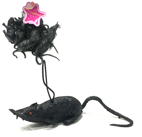 Прикольная игрушка Крыса резиновая 10 шт., фото 1