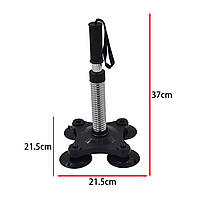 Кістовий тренажер для армрестлінгу 20-22 кг пружинний еспандер на присосках для зап'ясток та передпліччя, фото 2