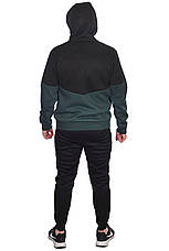 Костюм спортивний чоловічий утеплений Nike 24-TCK-5011 чорний, фото 6