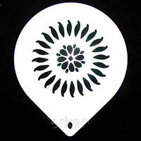 Трафарет великий діаметр 22,5 см Візерунок No 3