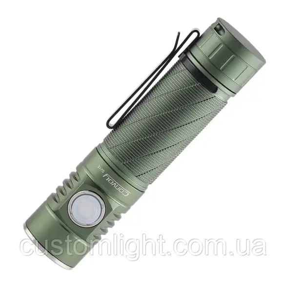 Ліхтар Convoy S21E Luminus SST40 5000k Оливковий