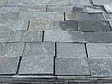 Індійський сланець сірий плитка для облицювання фасаду, цоколя, каміна, барбекю, тераси, фото 2