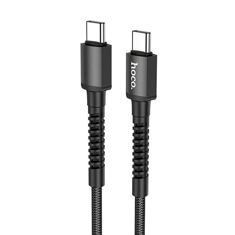Кабель для заряджання Type-C/Type-C HOCO X71 60 W 1 м (круглий) Black