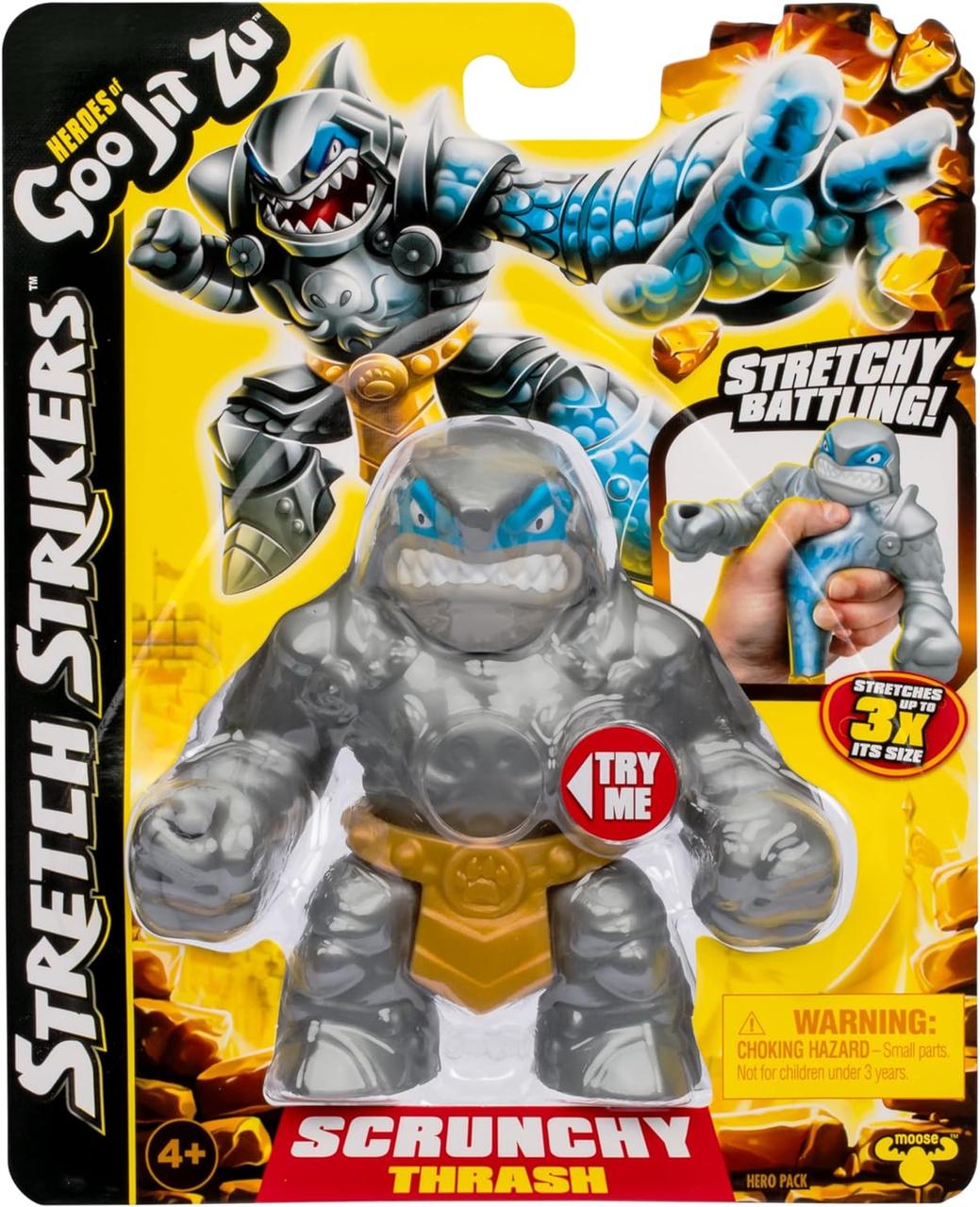 Фігурка-тягучка Гуджитсу Траш Heroes of Goo Jit Zu Stretch Strikers Hero Thrash 42781